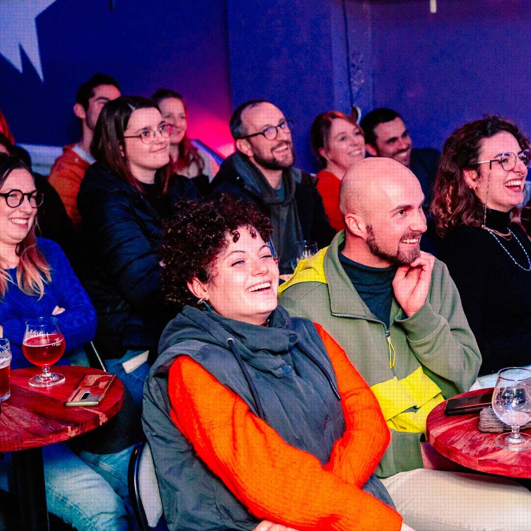 Le public du Mystère Impro Club pendant un spectacle